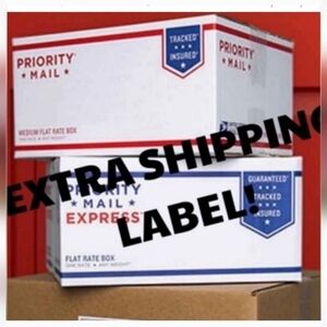 Extra Shipping Label Over 5 Lbs